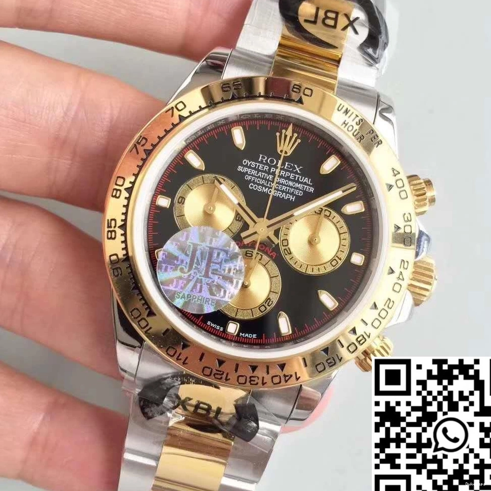 Factory Dial Daytona 116503 Black Cosmograph Rolex JF 1108